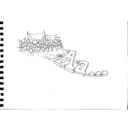 Derya Ülker 29x21cm Orijinal Karikatür BOD06669