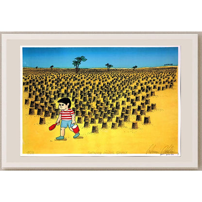 Lubomir Kotrha 21x21cm Orijinal Karikatür BOD06674