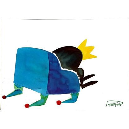 Ramin Rezaei 29x21cm Orijinal Karikatür BOD06679
