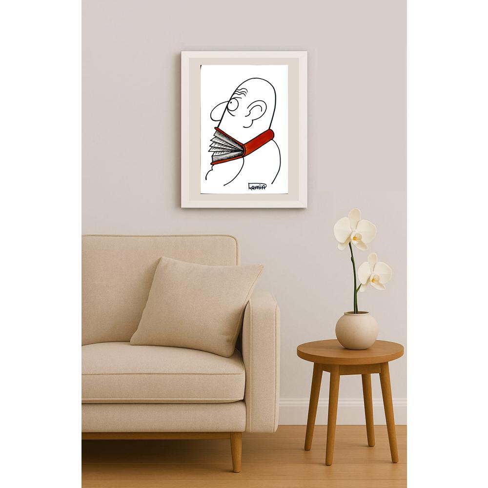 Ramin Rezaei 29x21cm Orijinal Karikatür BOD06681