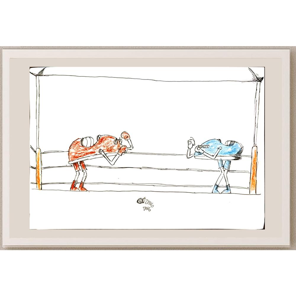 Uroj Maksimovic 29x21cm Orijinal Karikatür BOD06684