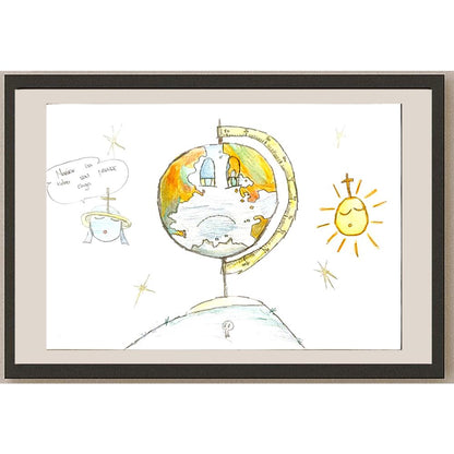 Dominik Joan 29x21cm Orijinal Karikatür BOD06686
