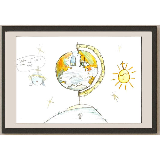 Dominik Joan 29x21cm Orijinal Karikatür BOD06686