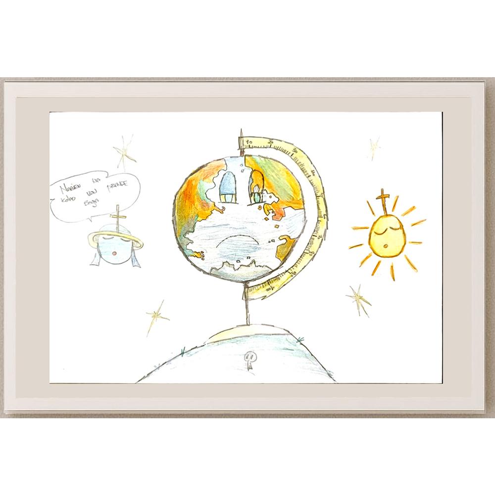 Dominik Joan 29x21cm Orijinal Karikatür BOD06686