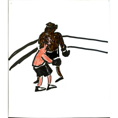Bogdah Bogdahovic 25x22cm Orijinal Karikatür BOD06692