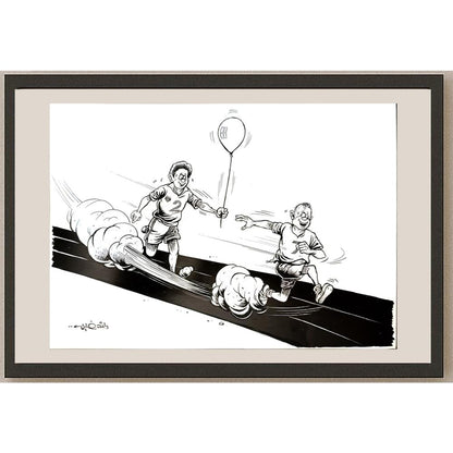 Raed Khalil 29x21cm Orijinal Karikatür BOD06696