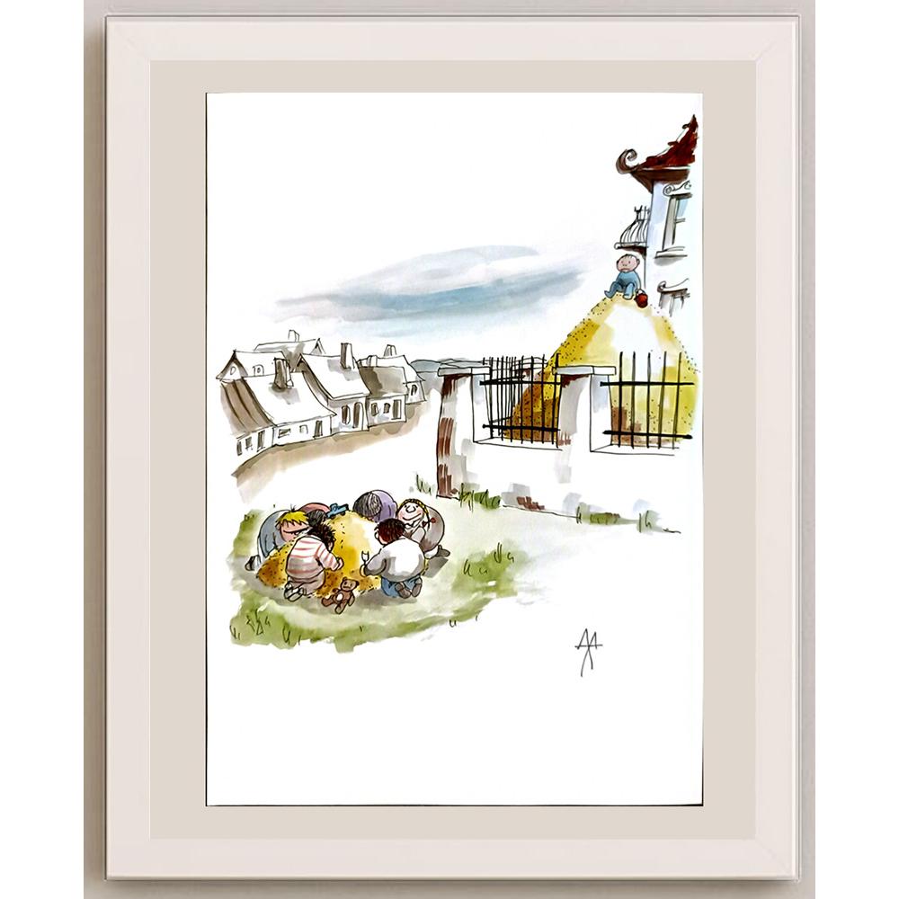 Bretislav Kovarik 29x21cm Orijinal Karikatür BOD06701