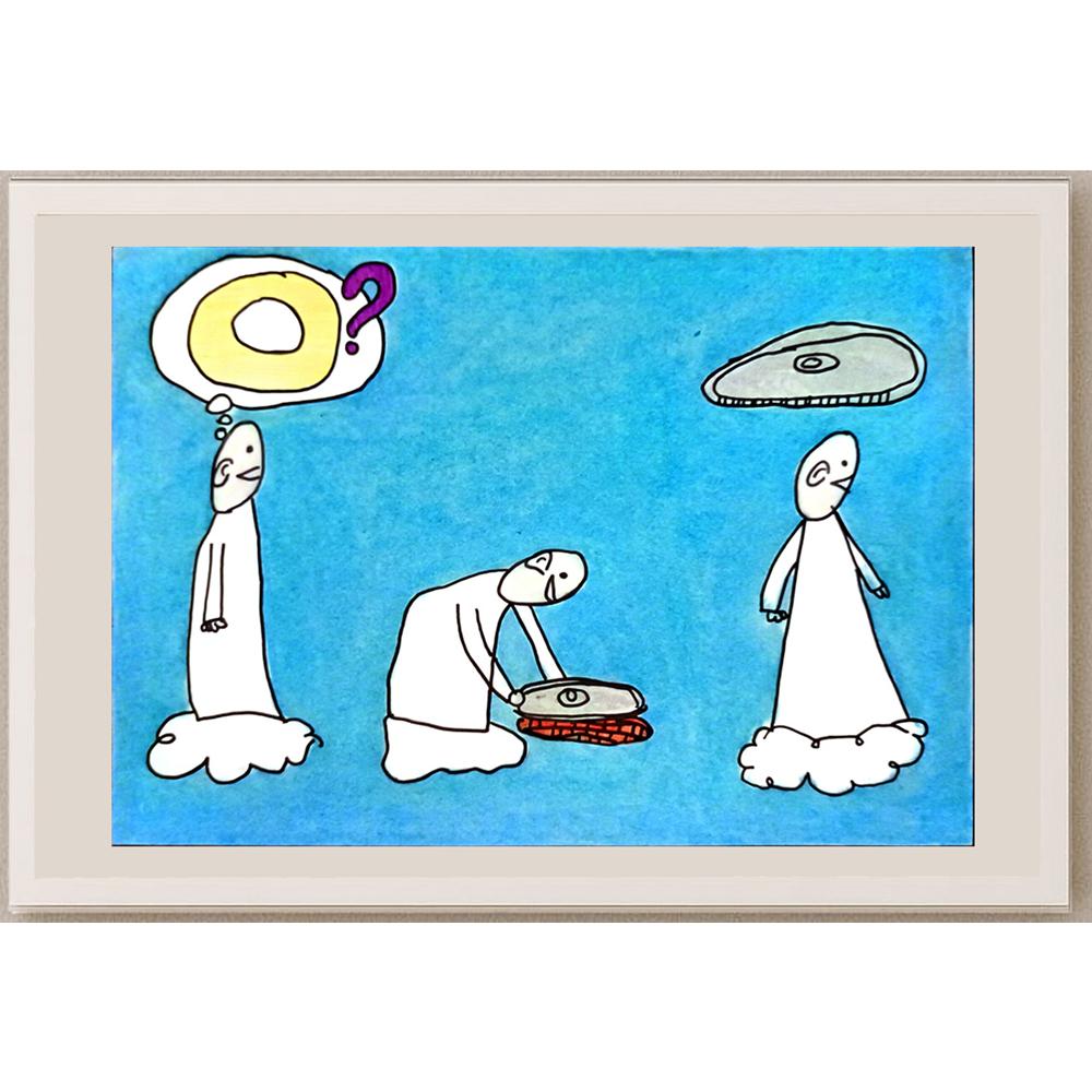 Geng Zhao Lian 29x21cm Orijinal Karikatür BOD06710