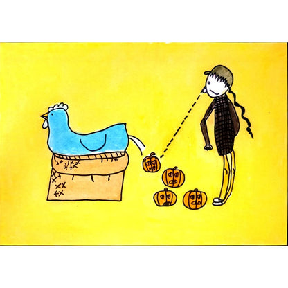 Geng Zhao Lian 29x21cm Orijinal Karikatür BOD06711