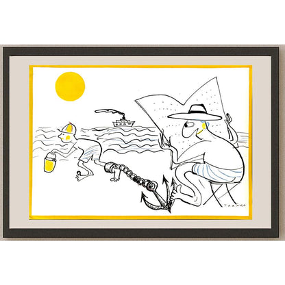 Malgorzata Tabaka 29x21cm Orijinal Karikatür BOD06712