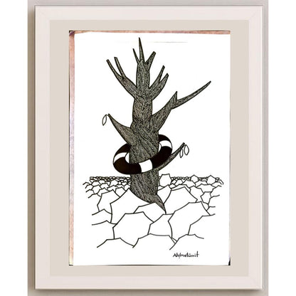 Ümit Akkoca 35x25cm Orijinal Karikatür BOD06715