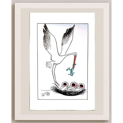 Cristian Topan 29x21cm Orijinal Karikatür BOD06719