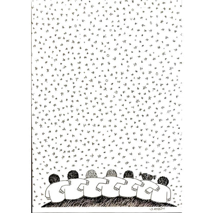 Sadettin Aygün 29x21cm Orijinal Karikatür BOD06725