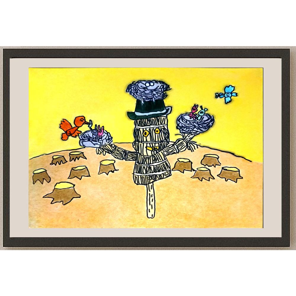 Yang Kexin 29x21cm Orijinal Karikatür BOD06731