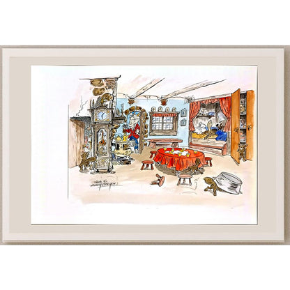 Mathias Herbert Vanoystayen 29x21cm Orijinal Karikatür BOD06741