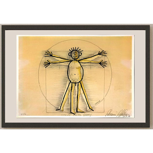 Lubomir Kotrha 29x21cm Orijinal Karikatür BOD06752