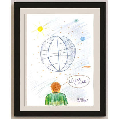 Nevzat Varhan 29x21cm Orijinal Karikatür BOD06761