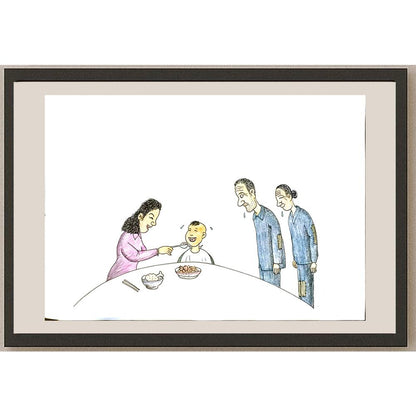 Jia Rui Jun 29x21cm Orijinal Karikatür BOD06763