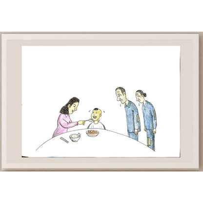 Jia Rui Jun 29x21cm Orijinal Karikatür BOD06763