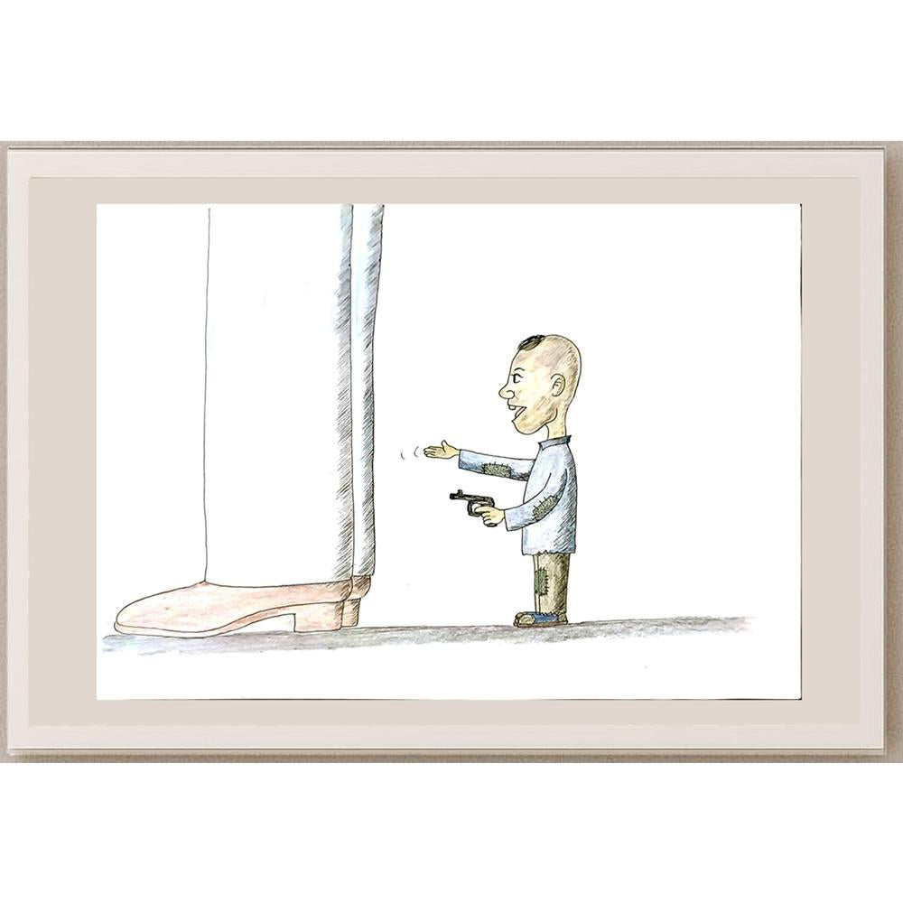 Jia Rui Jun 29x21cm Orijinal Karikatür BOD06764