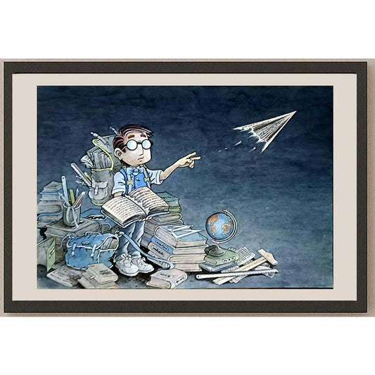 Benjasit Tumying 29x21cm Orijinal Karikatür BOD06766