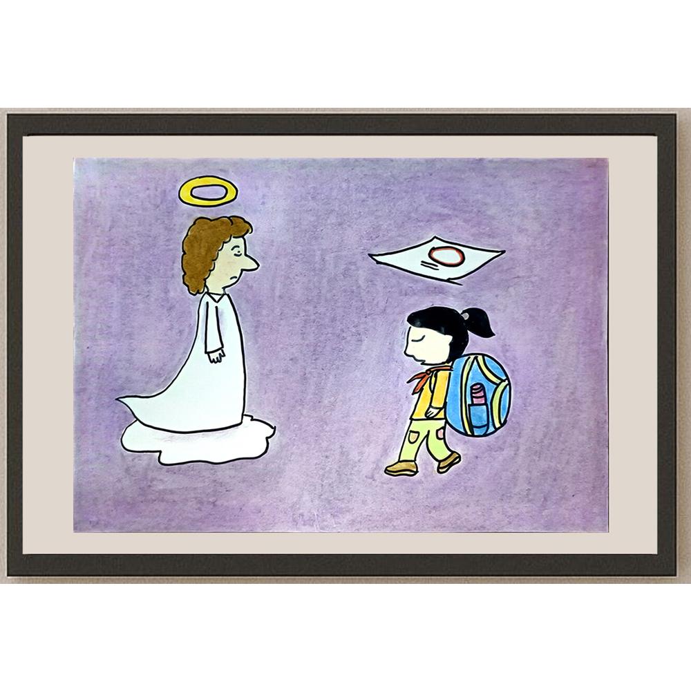 Zhang Yansilu 29x21cm Orijinal Karikatür BOD06775
