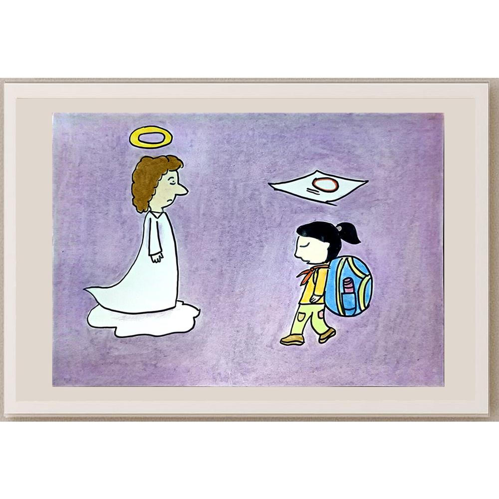 Zhang Yansilu 29x21cm Orijinal Karikatür BOD06775