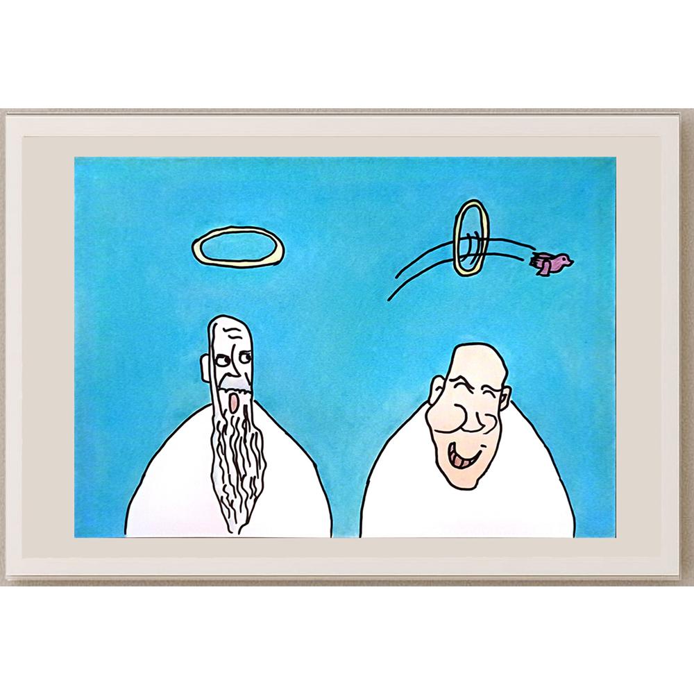 Hao Kai 29x21cm Orijinal Karikatür BOD06777