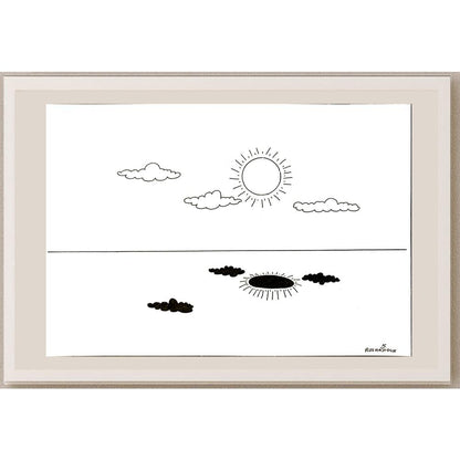 Amin Roshanpour 29x21cm Orijinal Karikatür BOD06781