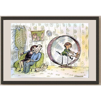 Vladimir Kazanevsky 29x21cm Orijinal Karikatür BOD06783