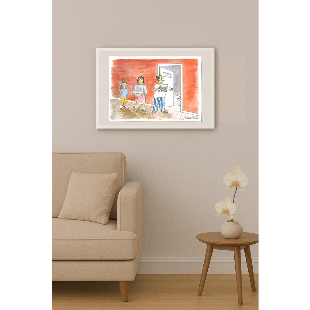 Grigoris Georgiou 29x21cm Orijinal Karikatür BOD06789