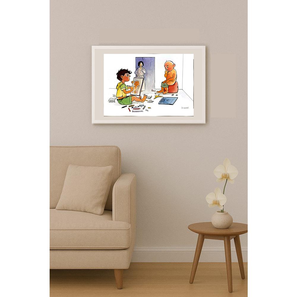 Biswal 29x21cm Orijinal Karikatür BOD06791