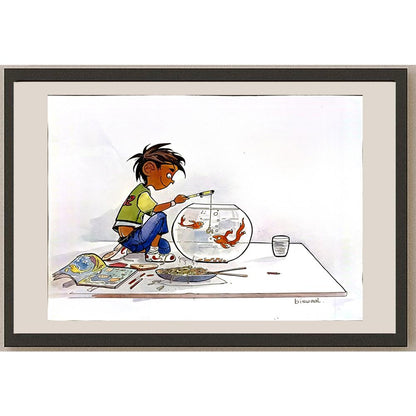 Biswal 29x21cm Orijinal Karikatür BOD06792