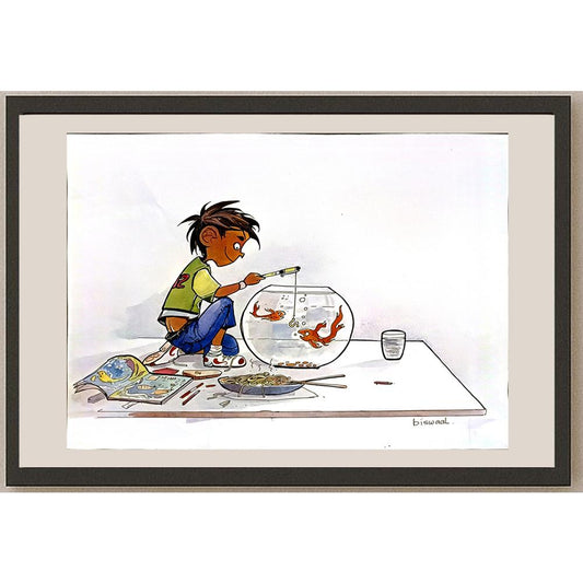 Biswal 29x21cm Orijinal Karikatür BOD06792