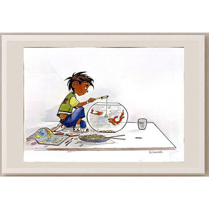 Biswal 29x21cm Orijinal Karikatür BOD06792