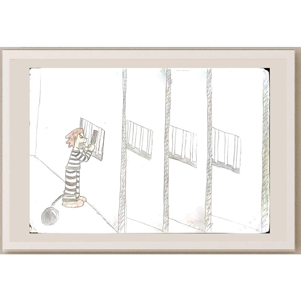 Jovana Sretenovic 29x21cm Orijinal Karikatür BOD06797