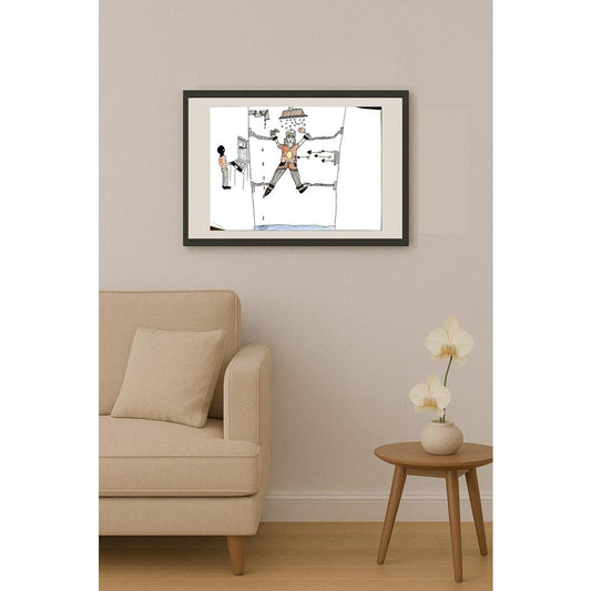 Jovana Turcinovic 29x21cm Orijinal Karikatür BOD06799