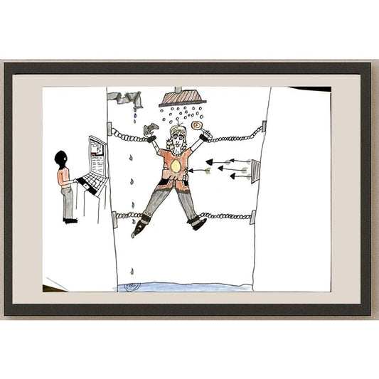 Jovana Turcinovic 29x21cm Orijinal Karikatür BOD06799