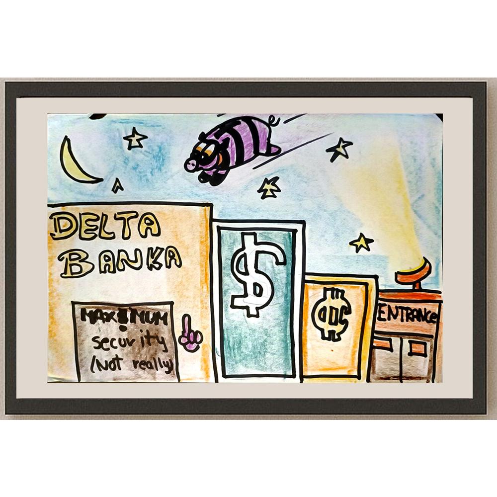 Isidoran Arsehic 29x21cm Orijinal Karikatür BOD06805