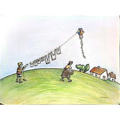 Faruk Soyarat 29x21cm Orijinal Karikatür BOD06814