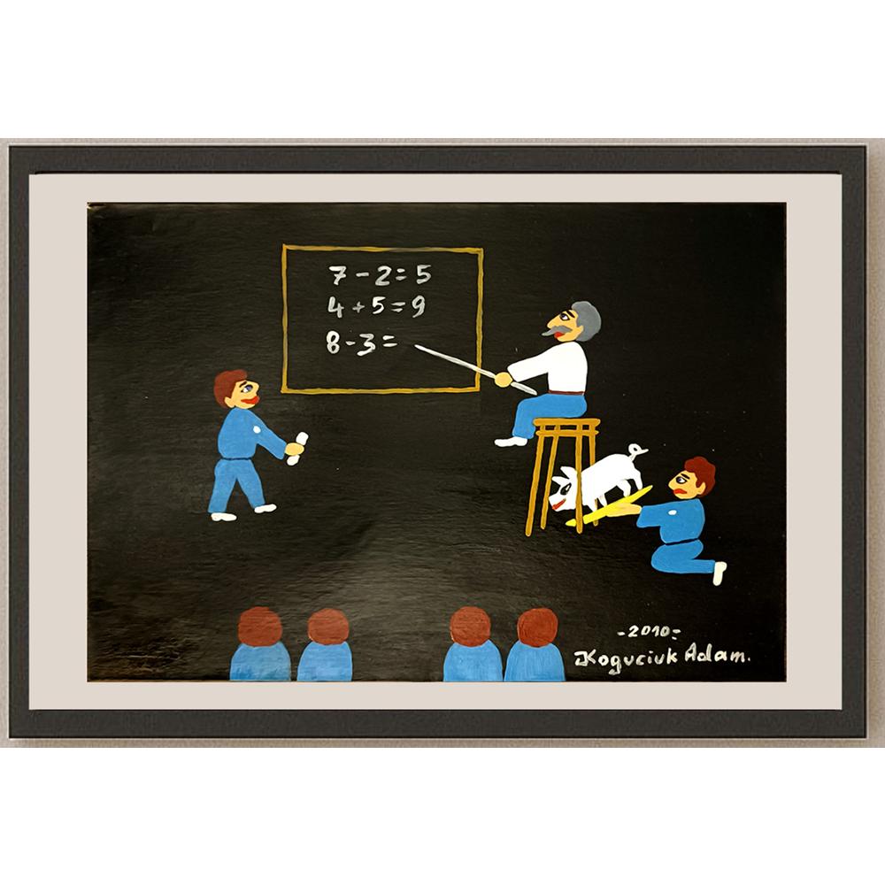 Koguciuk Adam Marian 29x21cm Orijinal Karikatür BOD06815