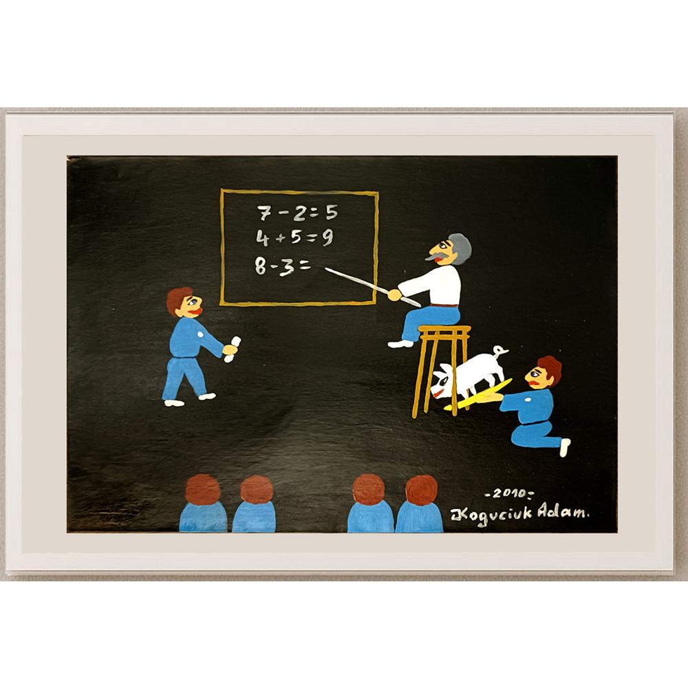 Koguciuk Adam Marian 29x21cm Orijinal Karikatür BOD06815