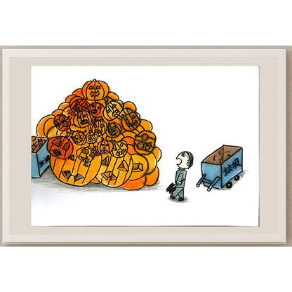 Zhao Boxi 29x21cm Orijinal Karikatür BOD06816