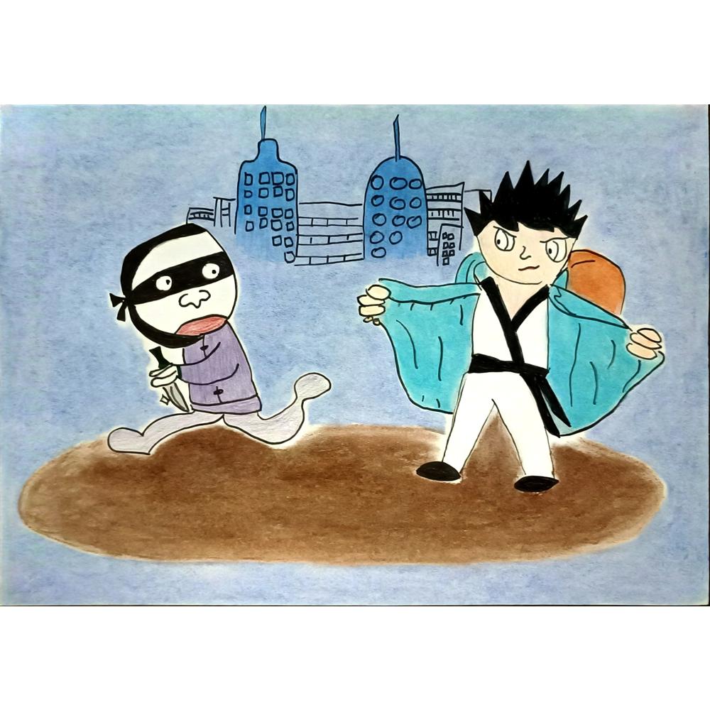 Zhao Boxi 29x21cm Orijinal Karikatür BOD06817