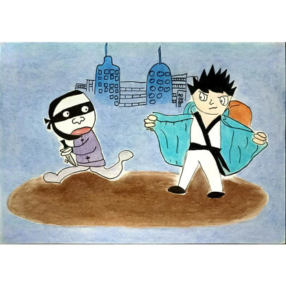 Zhao Boxi 29x21cm Orijinal Karikatür BOD06817