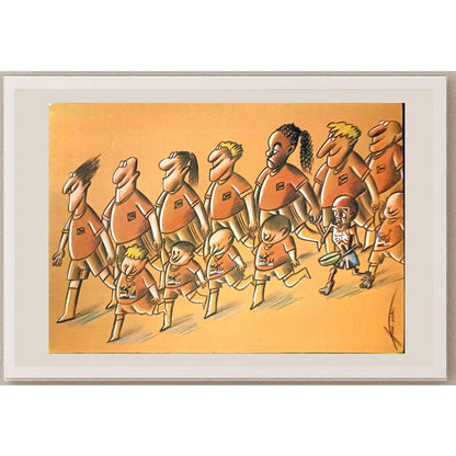 Xiao Qiang Hou 29x21cm Orijinal Karikatür BOD06819