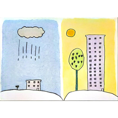 Zhou Yun Hao 29x21cm Orijinal Karikatür BOD06827