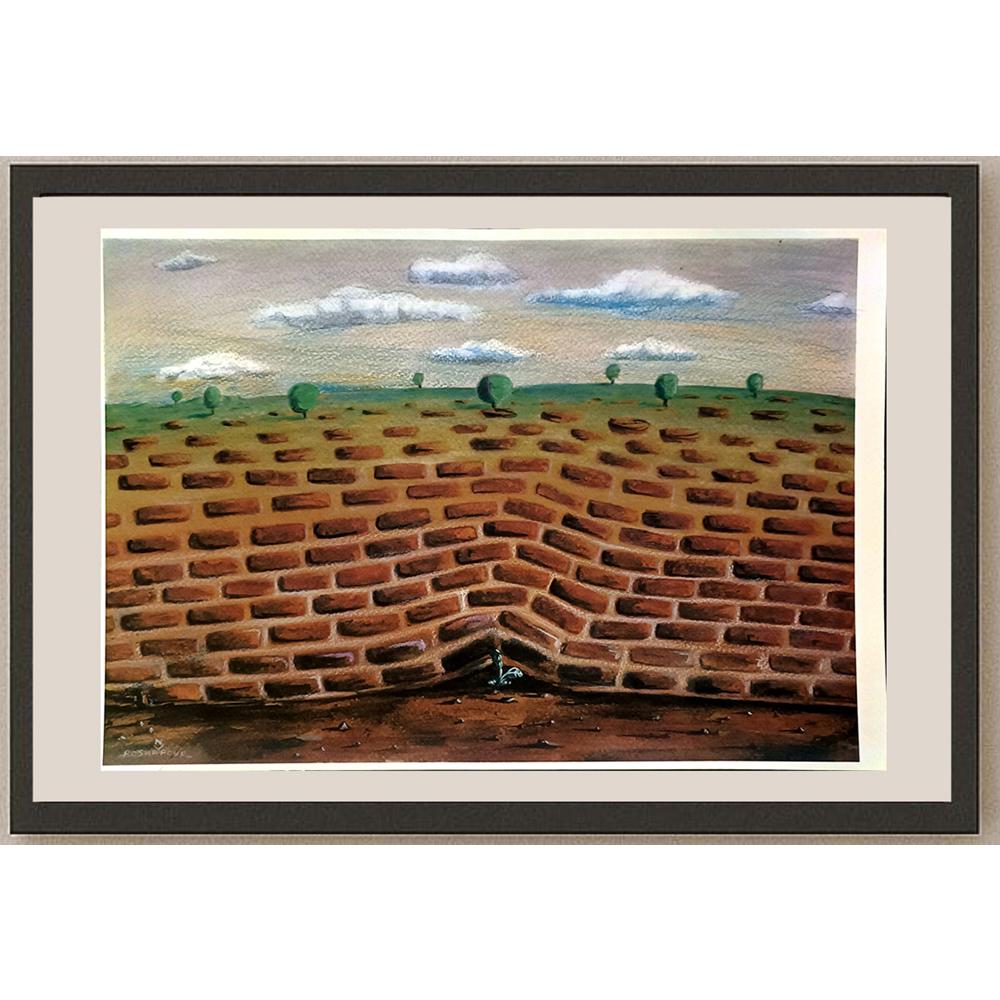 Amin Roshanpour 43x30cm Orijinal Karikatür BOD06830