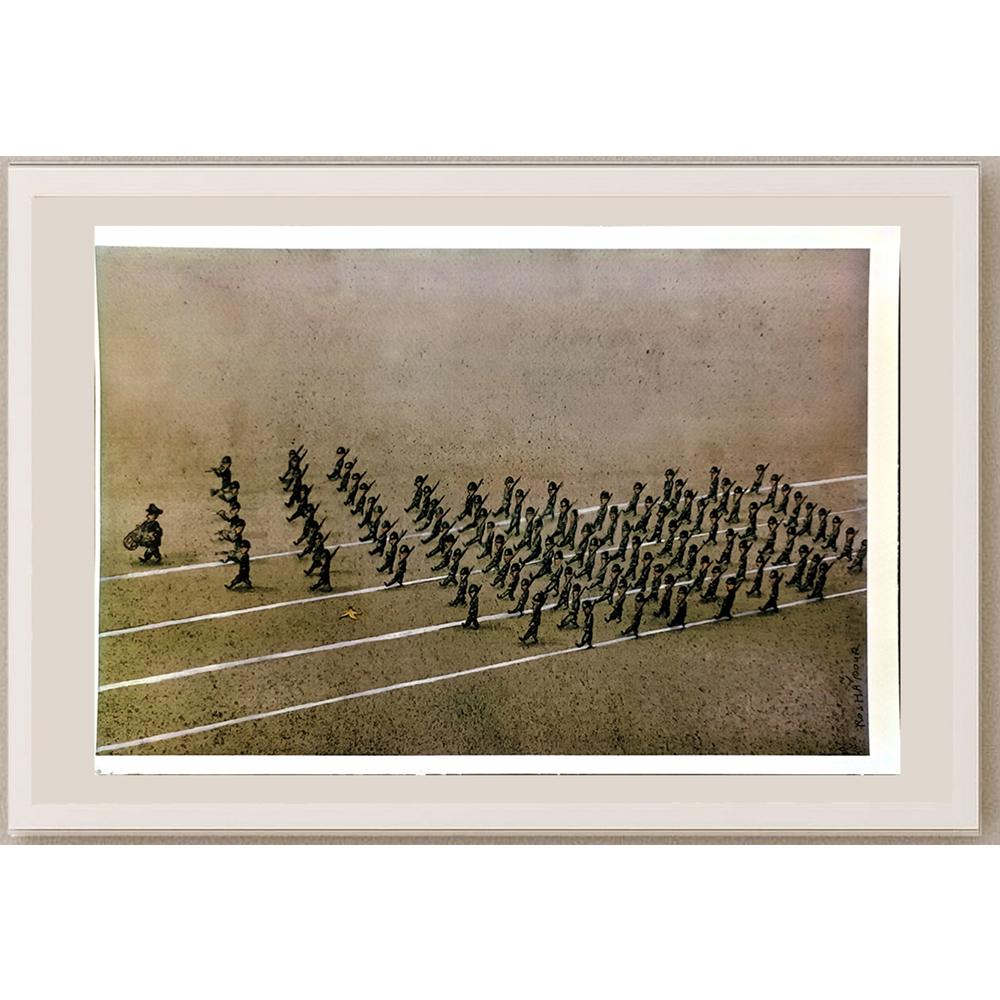 Amin Roshanpour 43x30cm Orijinal Karikatür BOD06832