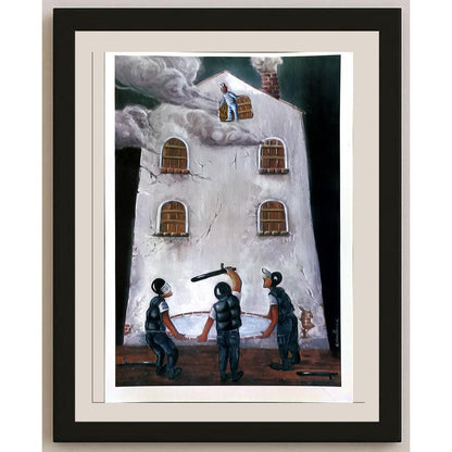 Amin Roshanpour 43x30cm Orijinal Karikatür BOD06833